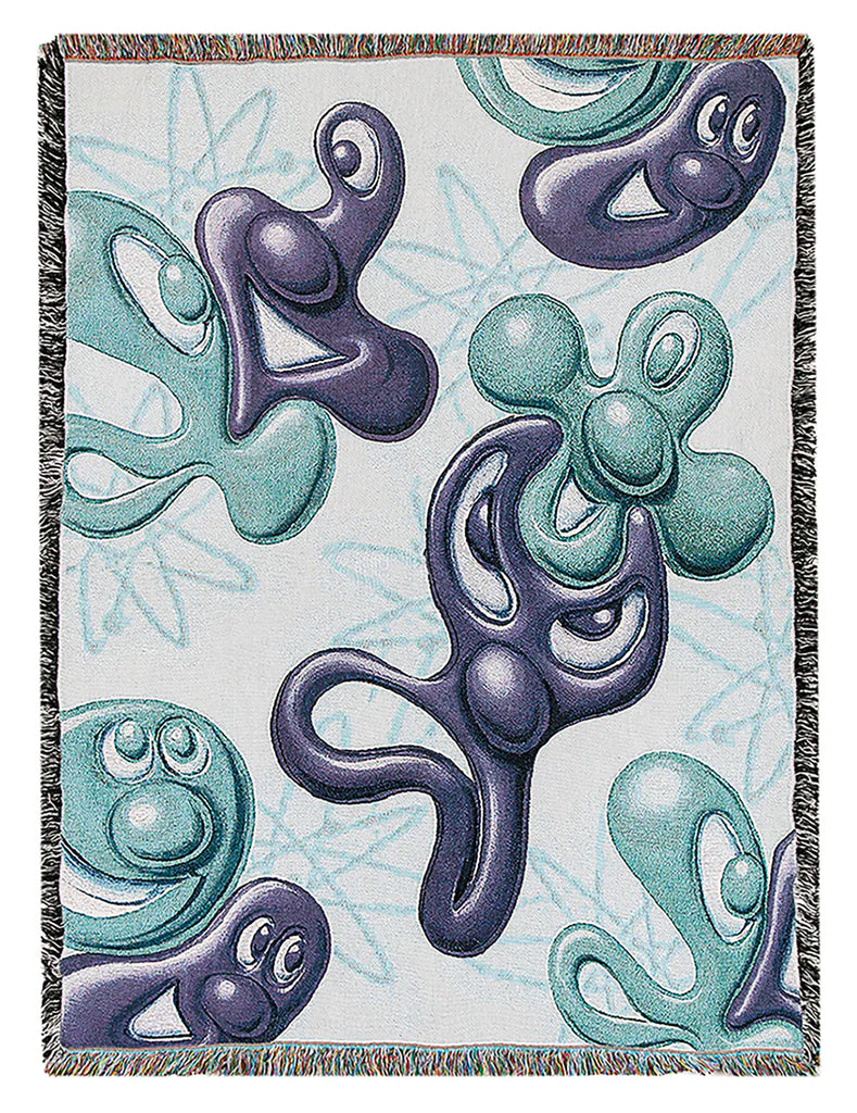 KENNY SCHARF 'Woven Blanket' (2025) Limited Edition 100% Cotton Throw