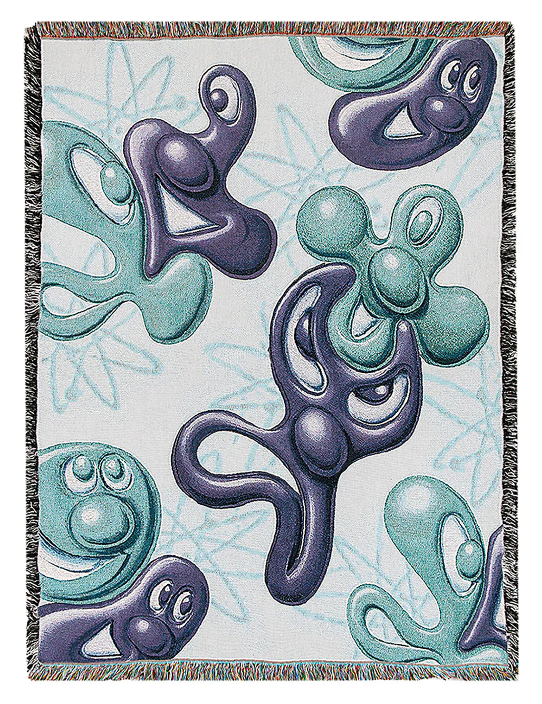 KENNY SCHARF 'Woven Blanket' (2025) Limited Edition 100% Cotton Throw