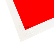 Load image into Gallery viewer, KUNSTRASEN &#39;Inner Void&#39; (2024) 6-Layer Screen Print with Backing Sheet (red)