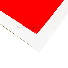 Load image into Gallery viewer, KUNSTRASEN &#39;Inner Void&#39; (2024) 6-Layer Screen Print with Backing Sheet (red)