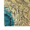 KURZNACHZEHN 'Where is the Ice?' (2024) Original HPM on World Map - Signari Gallery 