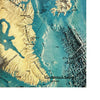 KURZNACHZEHN 'Where is the Ice?' (2024) Original HPM on World Map - Signari Gallery 