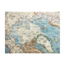 Load image into Gallery viewer, KURZNACHZEHN 'Where is the Ice?' (2024) Original HPM on World Map - Signari Gallery 