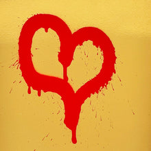 Load image into Gallery viewer, LASER 3.14 &#39;Heart&#39; (2024) Hand-Painted Original on Gold Foil Art Paper