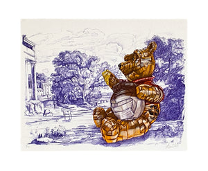 LAURENCE VALLIÉRES 'Winnie the Pooh is Recyclable' Archival Pigment Print - Signari Gallery 