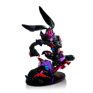 LOUIS DE GUZMAN 'A Wild Hare II' (chrome) Vinyl Figure - Signari Gallery 