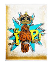 Load image into Gallery viewer, LOUIS MASAI &#39;King of Pop&#39; Rare Screen Print w/Gold Leaf - Signari Gallery 