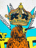 LOUIS MASAI 'King of Pop' Rare Screen Print w/Gold Leaf - Signari Gallery 