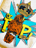 LOUIS MASAI 'King of Pop' Rare Screen Print w/Gold Leaf - Signari Gallery 