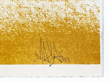 Load image into Gallery viewer, LOUIS MASAI &#39;King of Pop&#39; Rare Screen Print w/Gold Leaf - Signari Gallery 