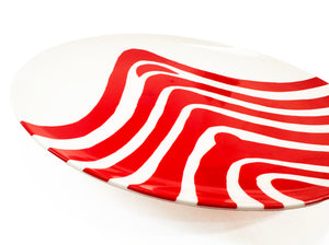 LOUISE BOURGEIOS 'Red Curve' (2008) Bone China Dinner Plate - Signari Gallery 