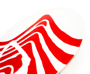 LOUISE BOURGEIOS 'Red Curve' (2008) Bone China Dinner Plate