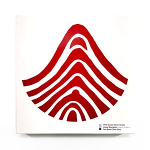 LOUISE BOURGEIOS 'Red Curve' (2008) Bone China Dinner Plate - Signari Gallery 