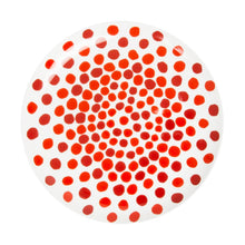 Load image into Gallery viewer, LOUISE BOURGEIOS &#39;Red Dots&#39; (2008) Bone China Dinner Plate - Signari Gallery 