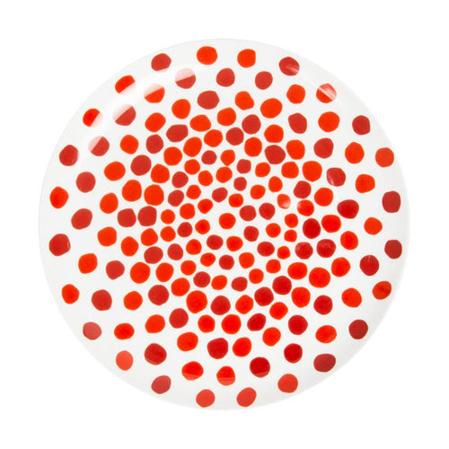 LOUISE BOURGEIOS 'Red Dots' (2008) Bone China Dinner Plate