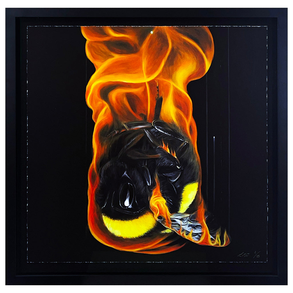 LOUISE McNAUGHT 'Burnt Out' (2019) Custom Framed Giclée Print