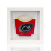LOUISE McNAUGHT 'Do You Want Eyes with That?' (2019) RARE Artist-Framed Original on Fast Food Package - Signari Gallery 