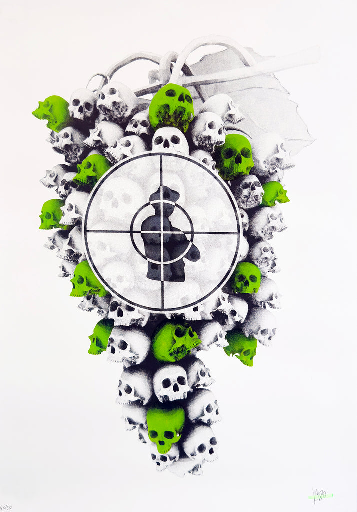 LUDO 'Power to the People' (2020) Hand-Finished Silkscreen Print