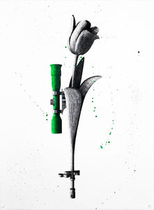 LUDO 'Tulip Mania' (2015) Custom Framed Screen Print - Signari Gallery 