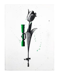 LUDO 'Tulip Mania' (2015) Custom Framed Screen Print - Signari Gallery 