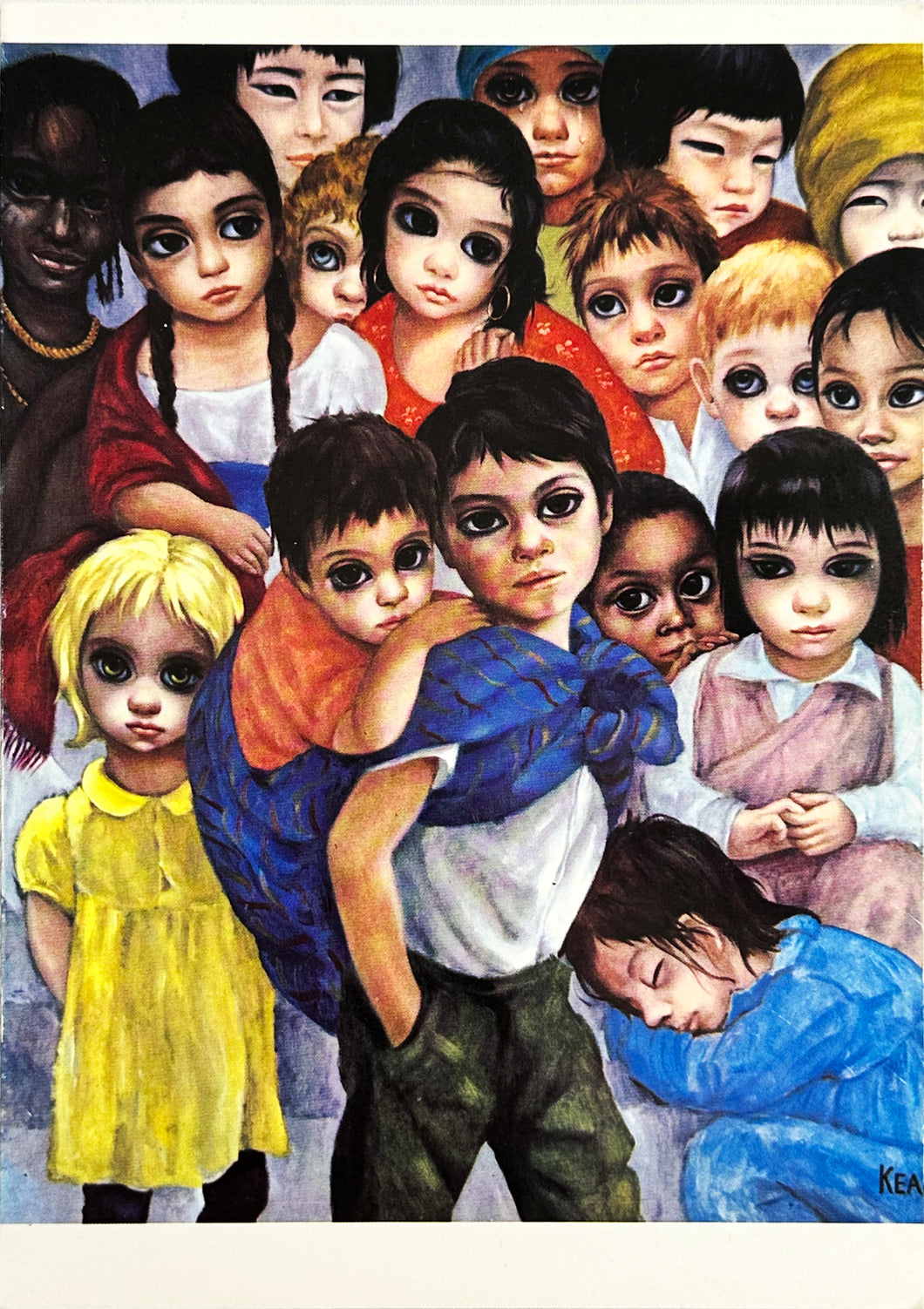 MARGARET KEANE 'Our Children' Original (blank) Greeting Card - Signari Gallery 