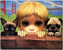 Load image into Gallery viewer, MARGARET KEANE &#39;San Francisco - Here We Come&#39; Original (blank) Greeting Card - Signari Gallery 