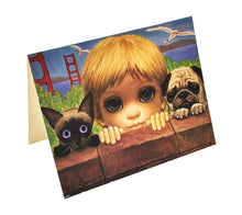 Load image into Gallery viewer, MARGARET KEANE &#39;San Francisco - Here We Come&#39; Original (blank) Greeting Card - Signari Gallery 