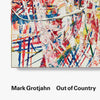 MARK GROTJAHN 'Out of Country' (2024) Offset Lithograph Exhibit Poster - Signari Gallery 