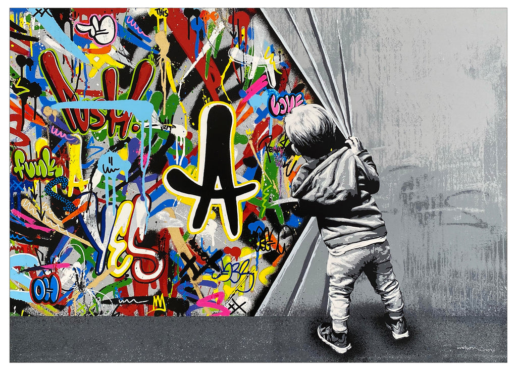 MARTIN WHATSON 'Beyond the Wall' (2021) RARE 35-Colour Screen Print - Signari Gallery 