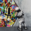 MARTIN WHATSON 'Beyond the Wall' (2021) RARE 35-Colour Screen Print - Signari Gallery 