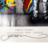 MARTIN WHATSON 'Concrete Echoes' (2023) Hand-Signed Show Poster - Signari Gallery 