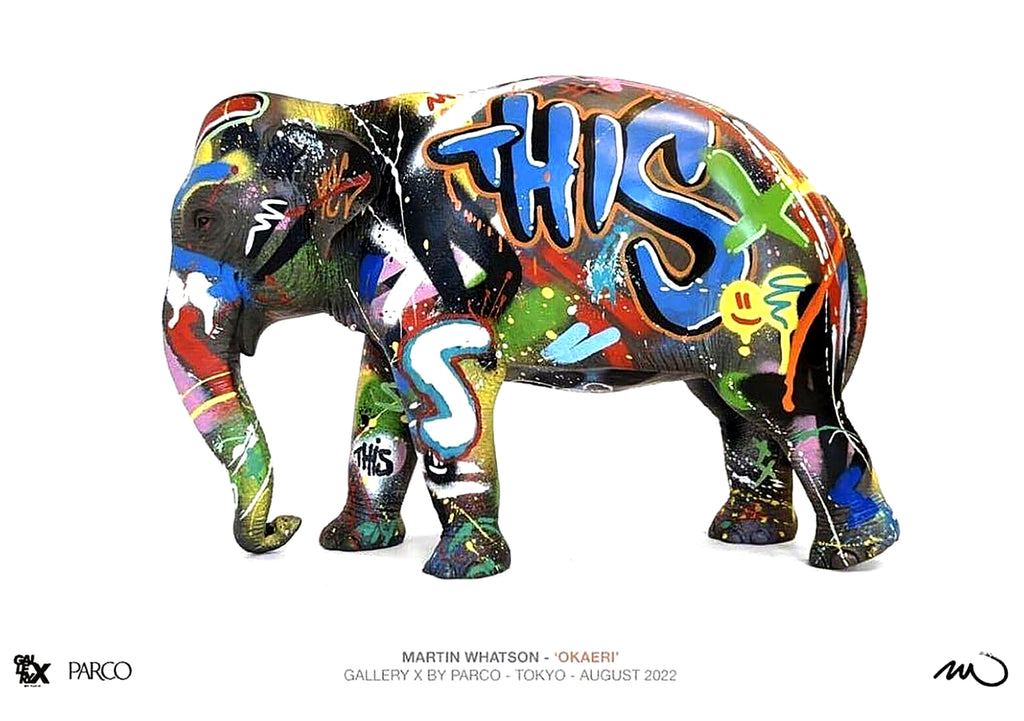 MARTIN WHATSON x Gallery X 'Elephant' (2023) Original Show Poster