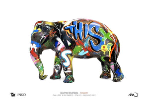 MARTIN WHATSON x Gallery X 'Elephant' (2023) Original Show Poster