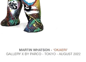 MARTIN WHATSON x Gallery X 'Elephant' Original Show Poster - Signari Gallery 