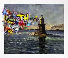 Load image into Gallery viewer, MARTIN WHATSON 'The Lighthouse' (2023) Rare Hand-Embellished Serigraph Print - Signari Gallery 