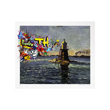 Load image into Gallery viewer, MARTIN WHATSON 'The Lighthouse' (2023) Rare Hand-Embellished Serigraph Print - Signari Gallery 