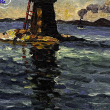 Load image into Gallery viewer, MARTIN WHATSON 'The Lighthouse' (2023) Rare Hand-Embellished Serigraph Print - Signari Gallery 