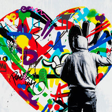 Load image into Gallery viewer, MARTIN WHATSON 'Paint Love' (2020) 24-Layer Screen Print - Signari Gallery 