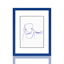 Load image into Gallery viewer, MARTIN WHATSON 'Self Portrait' (2023) Rare Hand-Drawn, Framed Sketch on Paper (1) - Signari Gallery 