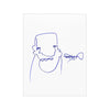 MARTIN WHATSON 'Self Portrait' (2023) Rare Hand-Drawn, Framed Sketch on Paper (1) - Signari Gallery 