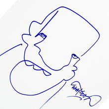 Load image into Gallery viewer, MARTIN WHATSON 'Self Portrait' (2023) Rare Hand-Drawn, Framed Sketch on Paper (1) - Signari Gallery 