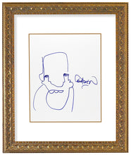 Load image into Gallery viewer, MARTIN WHATSON 'Self Portrait' (2023) Rare Hand-Drawn, Framed Sketch on Paper (2) - Signari Gallery 