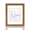 MARTIN WHATSON 'Self Portrait' (2023) Rare Hand-Drawn, Framed Sketch on Paper (2) - Signari Gallery 
