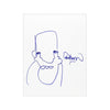 MARTIN WHATSON 'Self Portrait' (2023) Rare Hand-Drawn, Framed Sketch on Paper (2) - Signari Gallery 