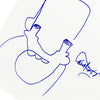 MARTIN WHATSON 'Self Portrait' (2023) Rare Hand-Drawn, Framed Sketch on Paper (2) - Signari Gallery 