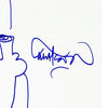 MARTIN WHATSON 'Self Portrait' (2023) Rare Hand-Drawn, Framed Sketch on Paper (2) - Signari Gallery 