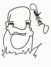 Load image into Gallery viewer, MARTIN WHATSON 'Self Portrait' (2023) Rare Hand-Drawn, Framed Sketch on Paper (3) - Signari Gallery 
