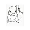 MARTIN WHATSON 'Self Portrait' (2023) Rare Hand-Drawn, Framed Sketch on Paper (3) - Signari Gallery 