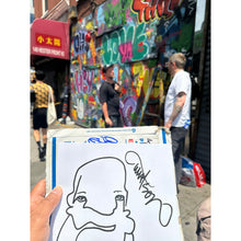 Load image into Gallery viewer, MARTIN WHATSON 'Self Portrait' (2023) Rare Hand-Drawn, Framed Sketch on Paper (3) - Signari Gallery 