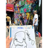 MARTIN WHATSON 'Self Portrait' (2023) Rare Hand-Drawn, Framed Sketch on Paper (3) - Signari Gallery 